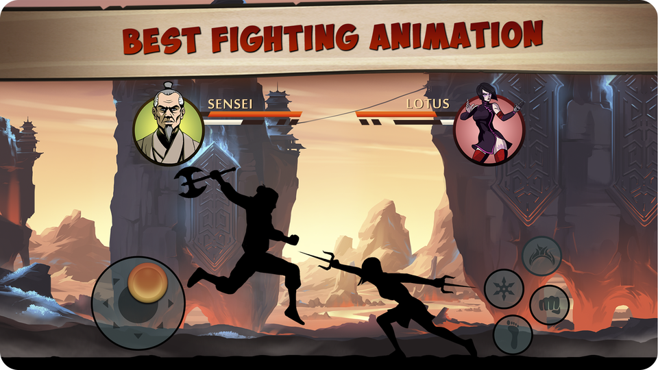 shadow fight 2 fighting